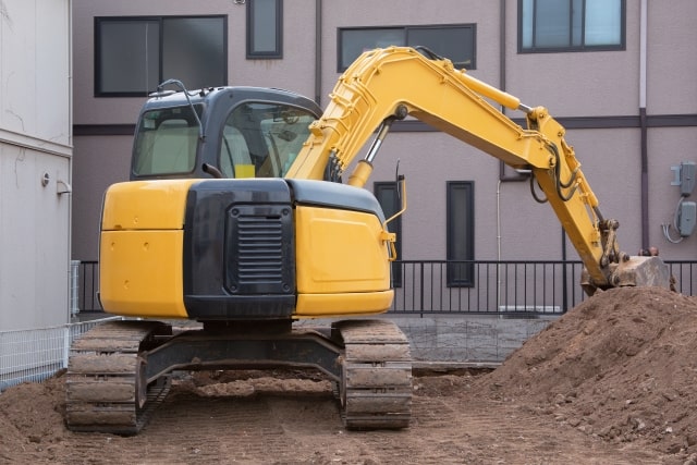 アパートの解体